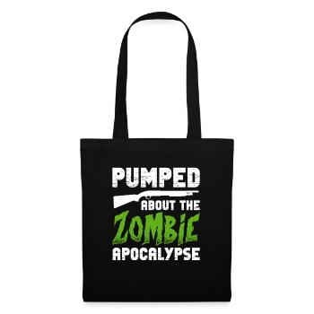 Zombie Zombie-Jäger Zombieapokalypse Geschenk - Stoffbeutel - Schwarz - Vorne
