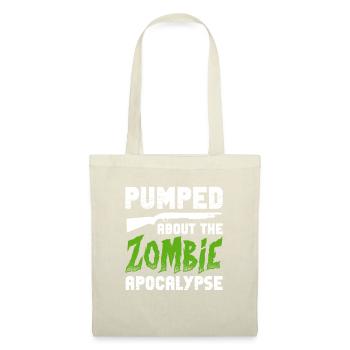 Zombie Zombie-Jäger Zombieapokalypse Geschenk - Stoffbeutel - Natur - Vorne