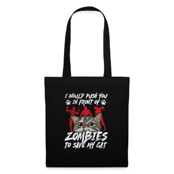 Zombie - Stoffbeutel - Schwarz - Vorne