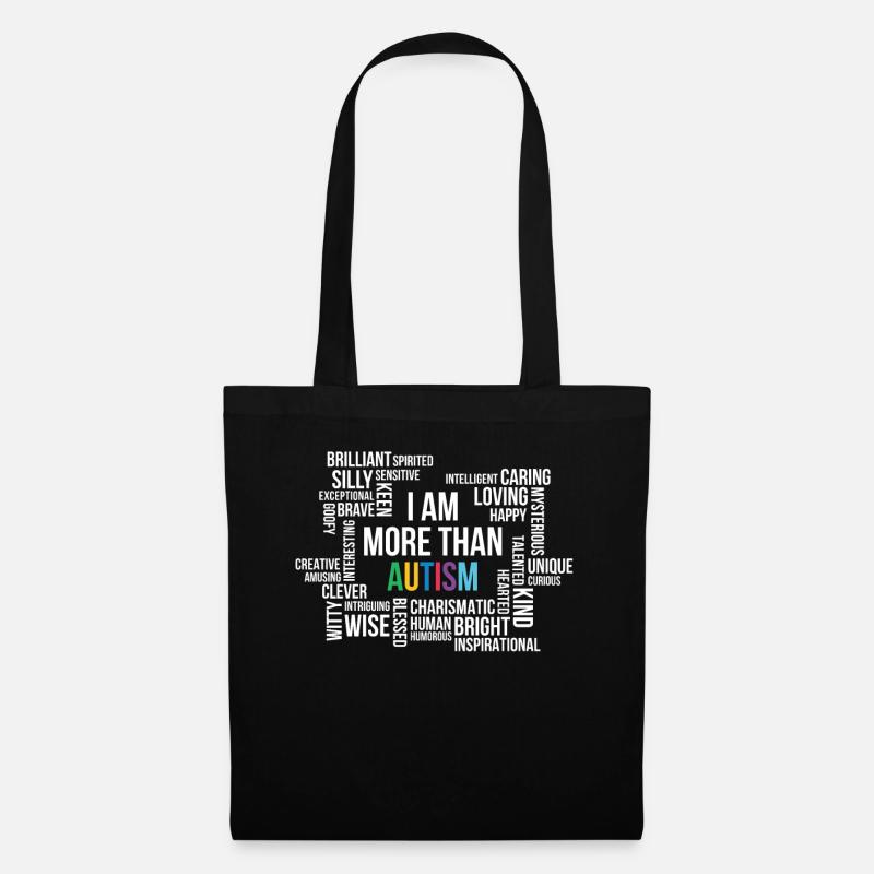 Autismus Awareness Day Autist Geschenk - Stoffbeutel - Schwarz