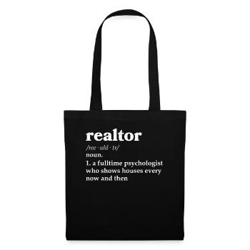Realtor - Tote Bag - black - Front