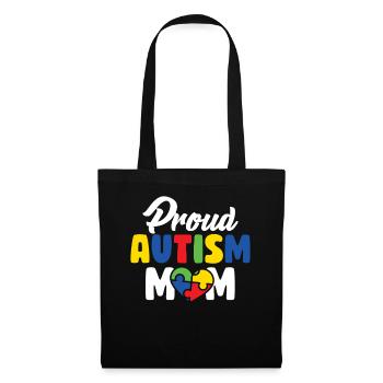 Autismus Awareness Day Autist Geschenk - Stoffbeutel - Schwarz - Vorne