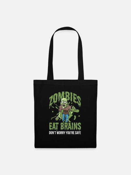 Zombie Zombie-Jäger Zombieapokalypse Geschenk - Stoffbeutel - Schwarz