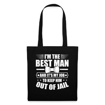 Bachelor bachelor party - Tote Bag - black - Front