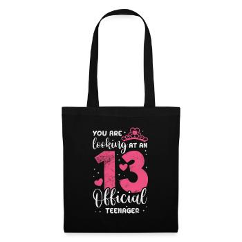 Teenager - Tote Bag - black - Front