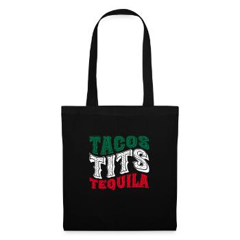 Tequila Sunrise Booze Party Mexico Gift - Tote Bag - black - Front