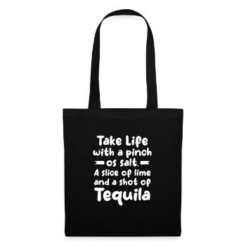 Tequila Sunrise Booze Party Mexico Gift - Tote Bag - black - Front
