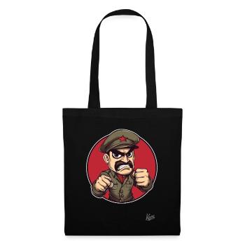 Soldat communiste Capitalisme général - Sac en tissu - noir - Devant