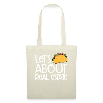 Agent immobilier - Sac en tissu - nature - Devant