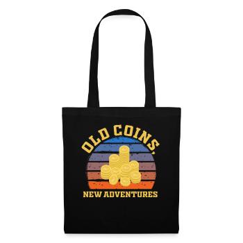 Old Coins New Adventures Numismatics - Tote Bag - black - Front