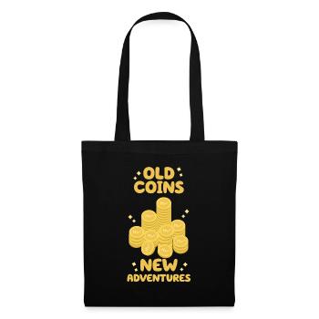 Old Coins New Adventures Numismatics - Tote Bag - black - Front