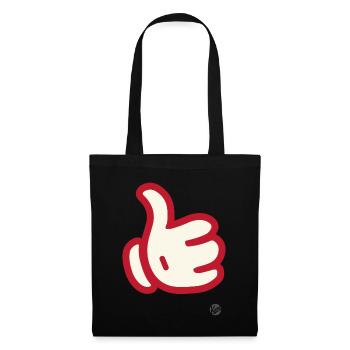 A big thumbs up - Tote Bag - black - Front