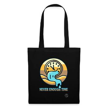 There's never enough time - Tote Bag - black - Front
