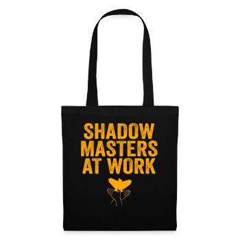 Enchantement du monde des ombres chinoises - Sac en tissu - noir - Devant