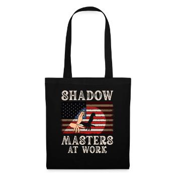 Enchantement du monde des ombres chinoises - Sac en tissu - noir - Devant