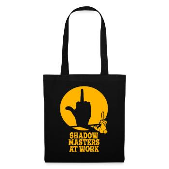 Enchantement du monde des ombres chinoises - Sac en tissu - noir - Devant