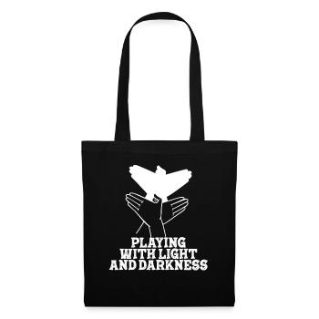 Playing With Light And Darkness Shadow - Tote Bag - black - Front