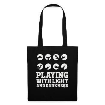Shadow Puppetry Theater Show Art - Tote Bag - black - Front