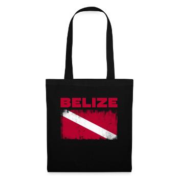 Belize Latino Belizer Belizerin Maya Geschenk - Stoffbeutel - Schwarz - Vorne