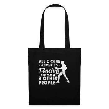 Fencing - Tote Bag - black - Front