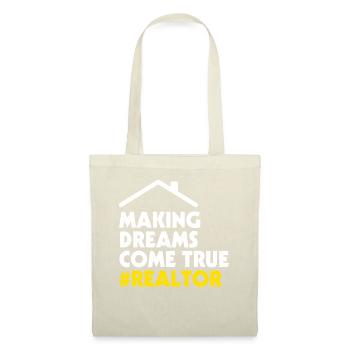 Agent immobilier - Sac en tissu - nature - Devant