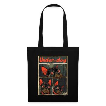 Le bouledogue français outsider - Sac en tissu - noir - Devant
