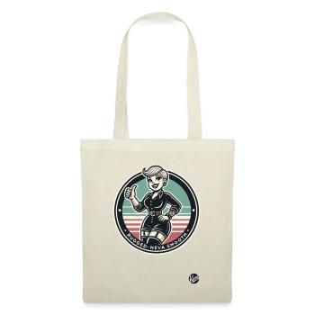 Fille Emo punk rugueuse et jamais lisse - Sac en tissu - nature - Devant