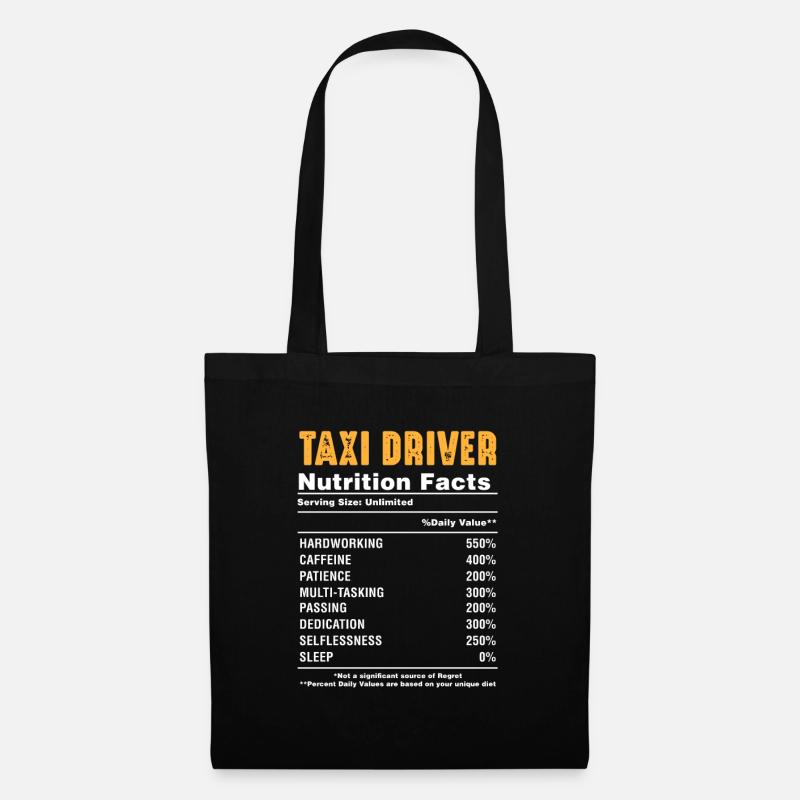 Taxi - Stoffbeutel - Schwarz