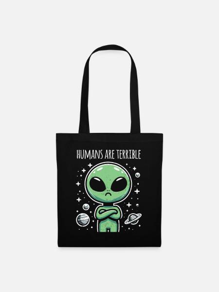 Alien - Stoffbeutel - Schwarz