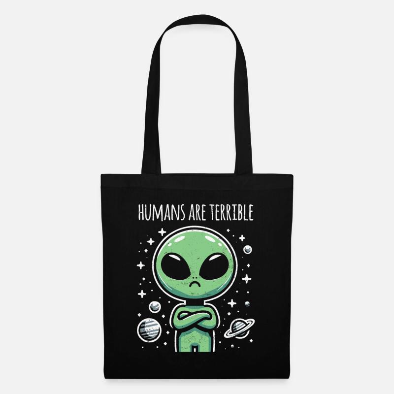 Alien - Stoffbeutel - Schwarz