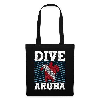 Aruba Caribbean Summer Ocean Beach Gift - Tote Bag - black - Front
