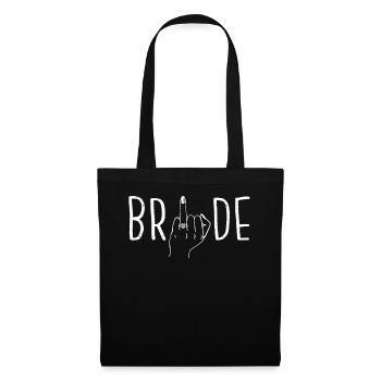 Vieille fille - Sac en tissu - noir - Devant