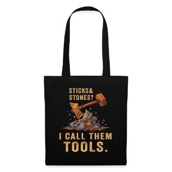 Arnis Eskrima Kali Art philippin - Sac en tissu - noir - Devant