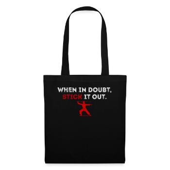 Arnis Eskrima Kali Filipino FMA Stick - Sac en tissu - noir - Devant