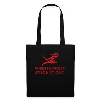 Arnis Eskrima Kali Filipino FMA Stick - Sac en tissu - noir - Devant