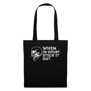 Arnis Eskrima Kali Filipino FMA Stick - Sac en tissu - noir - Devant