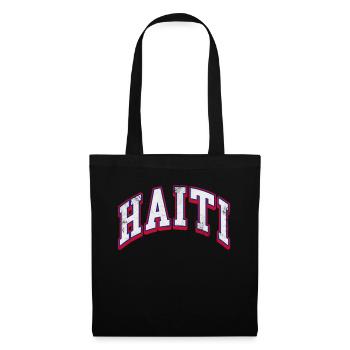 Haiti - Stoffbeutel - Schwarz - Vorne