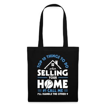 Real Estate Agent Real Estate Agent Gift - Tote Bag - black - Front