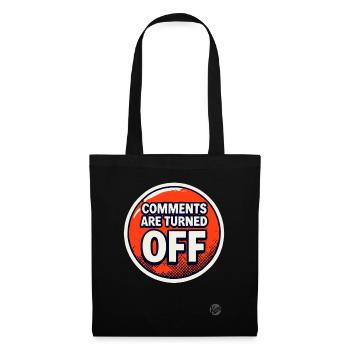 Comments Off on Red Button - Tote Bag - black - Front