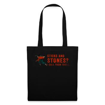Arnis Eskrima Kali Art philippin - Sac en tissu - noir - Devant