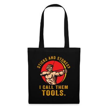 Arnis Eskrima Kali Art philippin - Sac en tissu - noir - Devant
