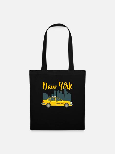 Taxi - Stoffbeutel - Schwarz