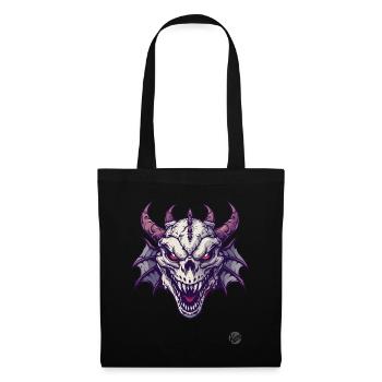 The horror of the skull dragon - Tote Bag - black - Front