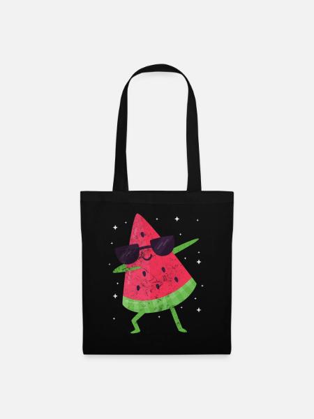 Pastèque - Sac en tissu - noir