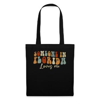 Quelqu’un en Floride m’aime - Sac en tissu - noir - Devant
