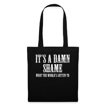 C’est vraiment dommage ce que les mondes ont obtenu - Sac en tissu - noir - Devant