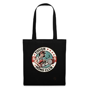 Club de bûcherons à la tronçonneuse pour femmes fortes - Sac en tissu - noir - Devant