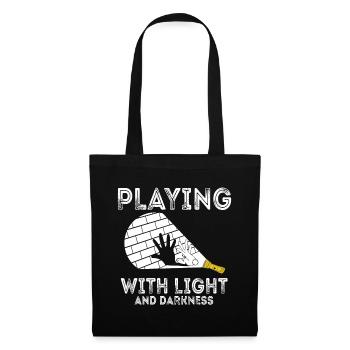 Shadow Puppetry Theater Show Art - Tote Bag - black - Front