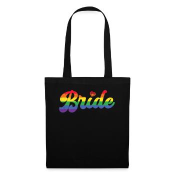 Vieille fille - Sac en tissu - noir - Devant