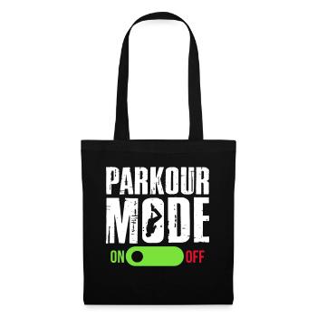 Backflip Salto Acrobaties Parkour Gymnastique Cadeau - Sac en tissu - noir - Devant
